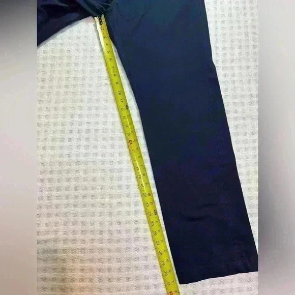 Tiglio Sport Monaco style chinos pants men’s size 36x34 navy straight leg - Picture 6 of 10